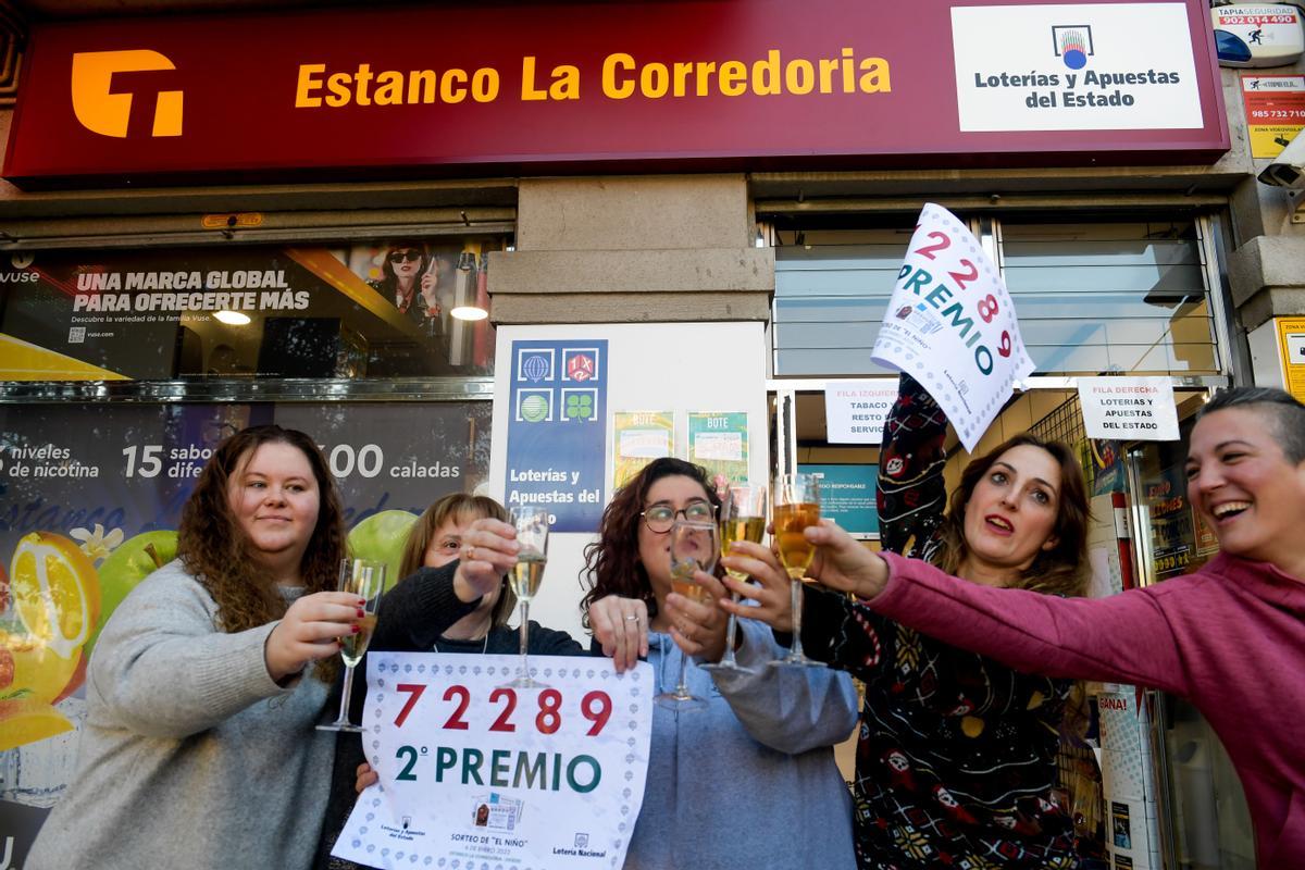 El 72.289, el segundo premio de la Lotería del Niño 2023.