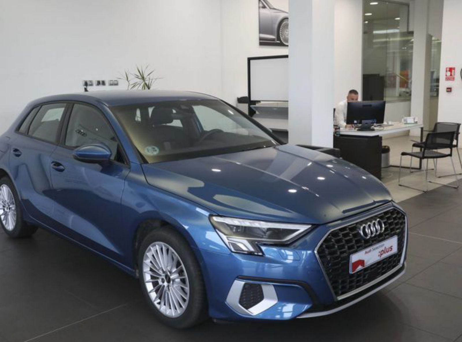 Un Audi A1 en las instalaciones de Tartiere Auto.