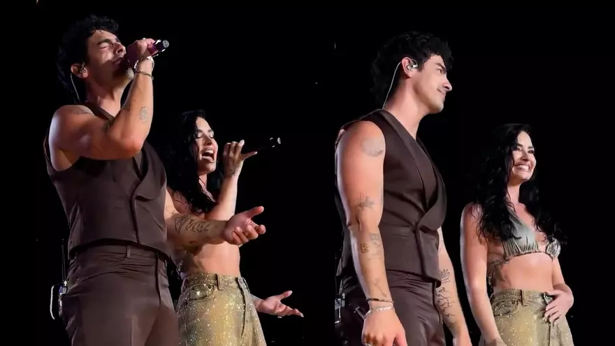 Demi Lovato y Joe Jonas se reencuentran en el escenario para cantar las canciones de 'Camp Rock'