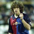 Carles Puyol debutó con el Barça el 2 de octubre de 1999