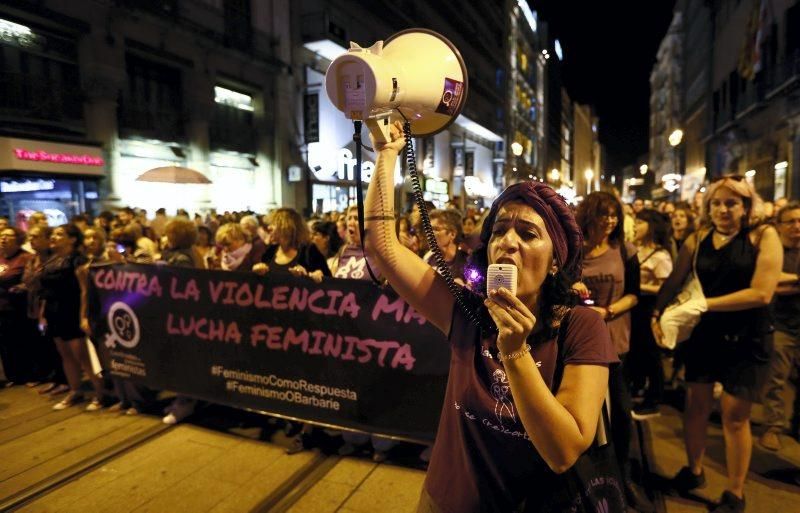 Manifestación feminista contra la violencia de género, el 20 de septiembre