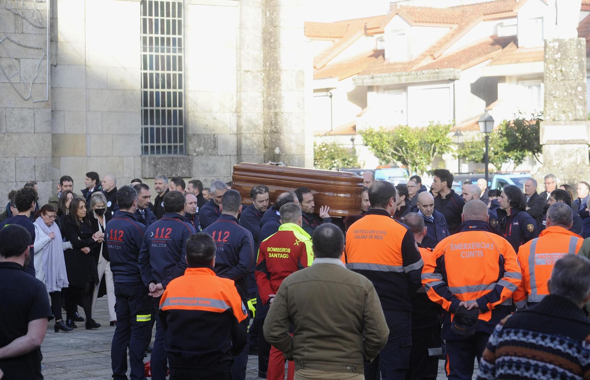 El último adiós al bombero Manuel Silva Cordo