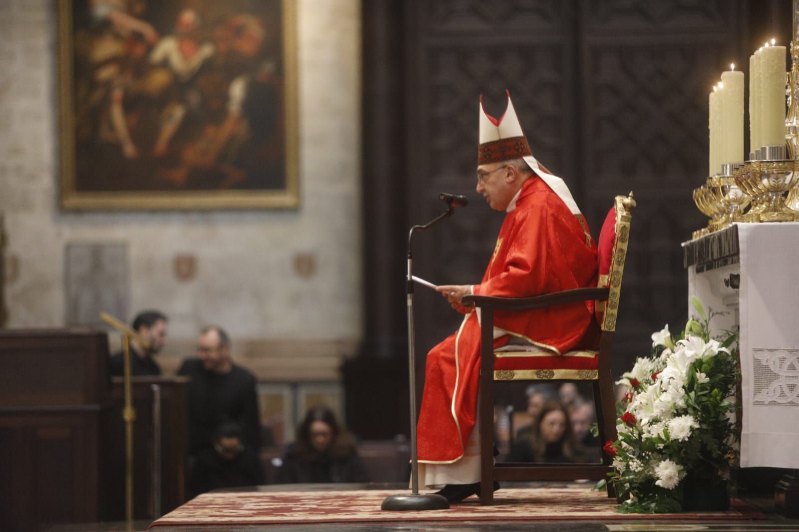 Misa en honor a San Vicente Mártir en la Catedral de València