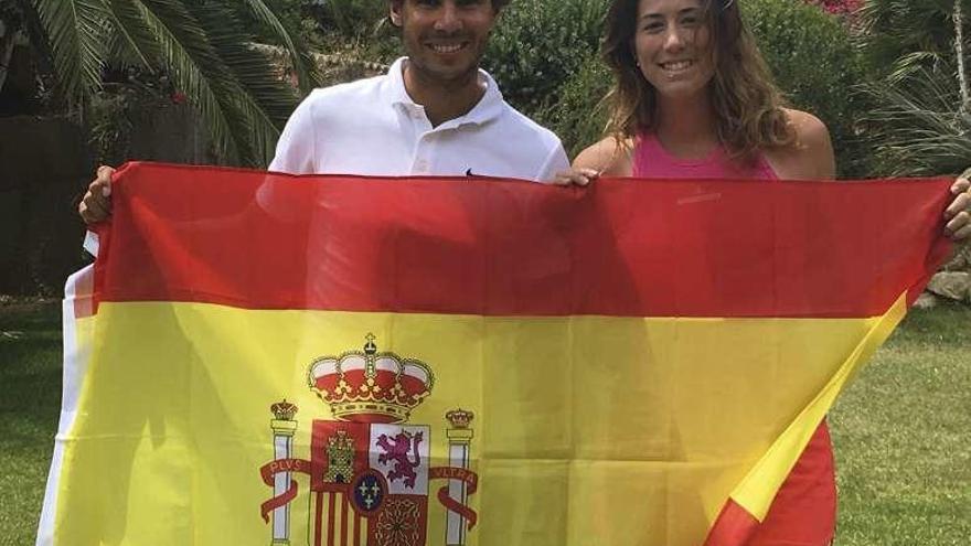 Nadal y Muguruza, en una foto de archivo.