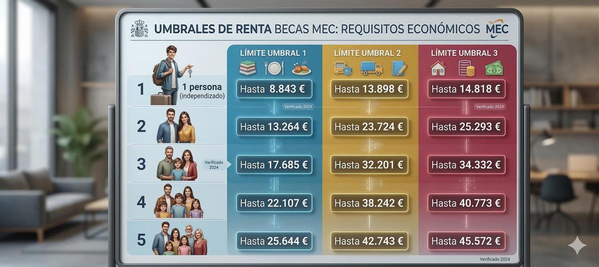 Umbrales Beca MEC