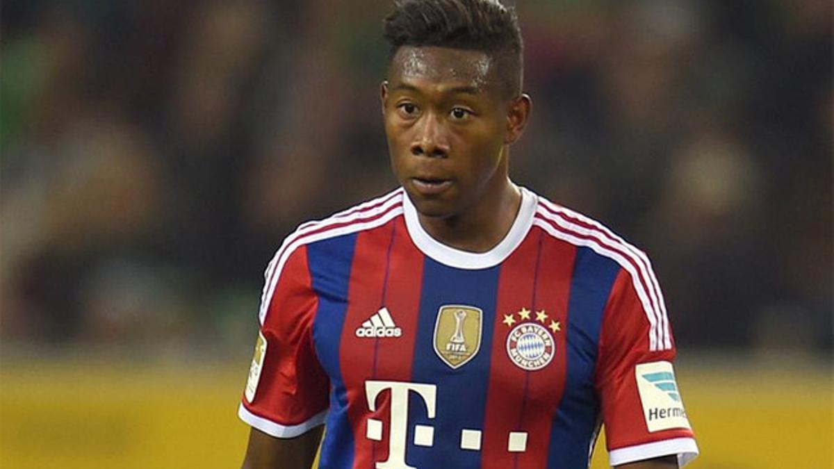 David Alaba se está recuperando de una lesión en la rodilla