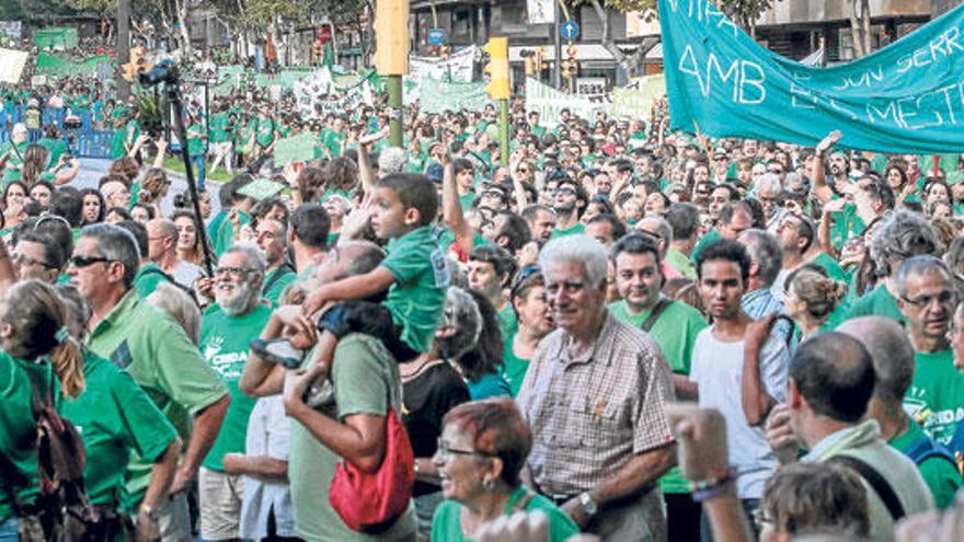 La manifestación que tuvo lugar el 29 de septiembre de 2013 fue masiva.