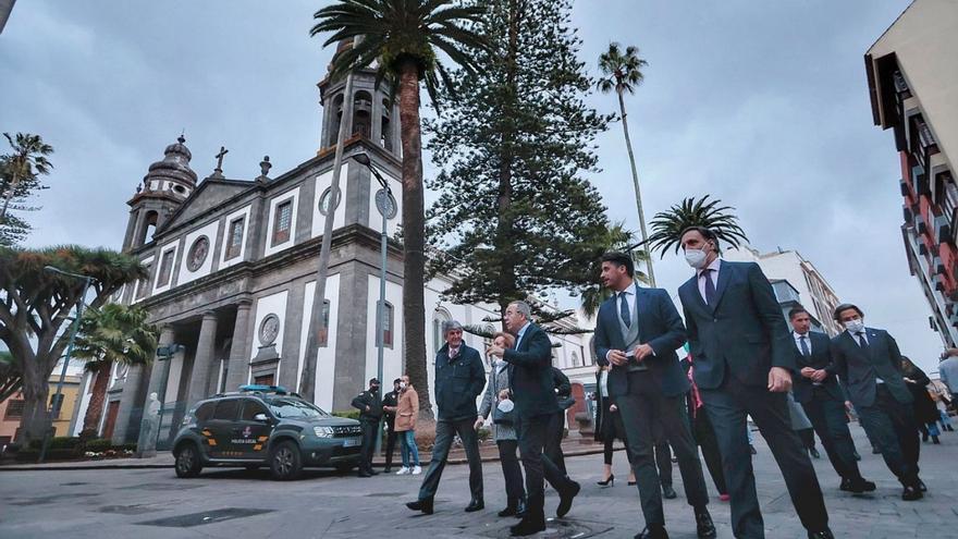 Un paseo de alcaldes durante el encuentro de Ciudades Patrimonio de la Humanidad celebrado el pasado año.