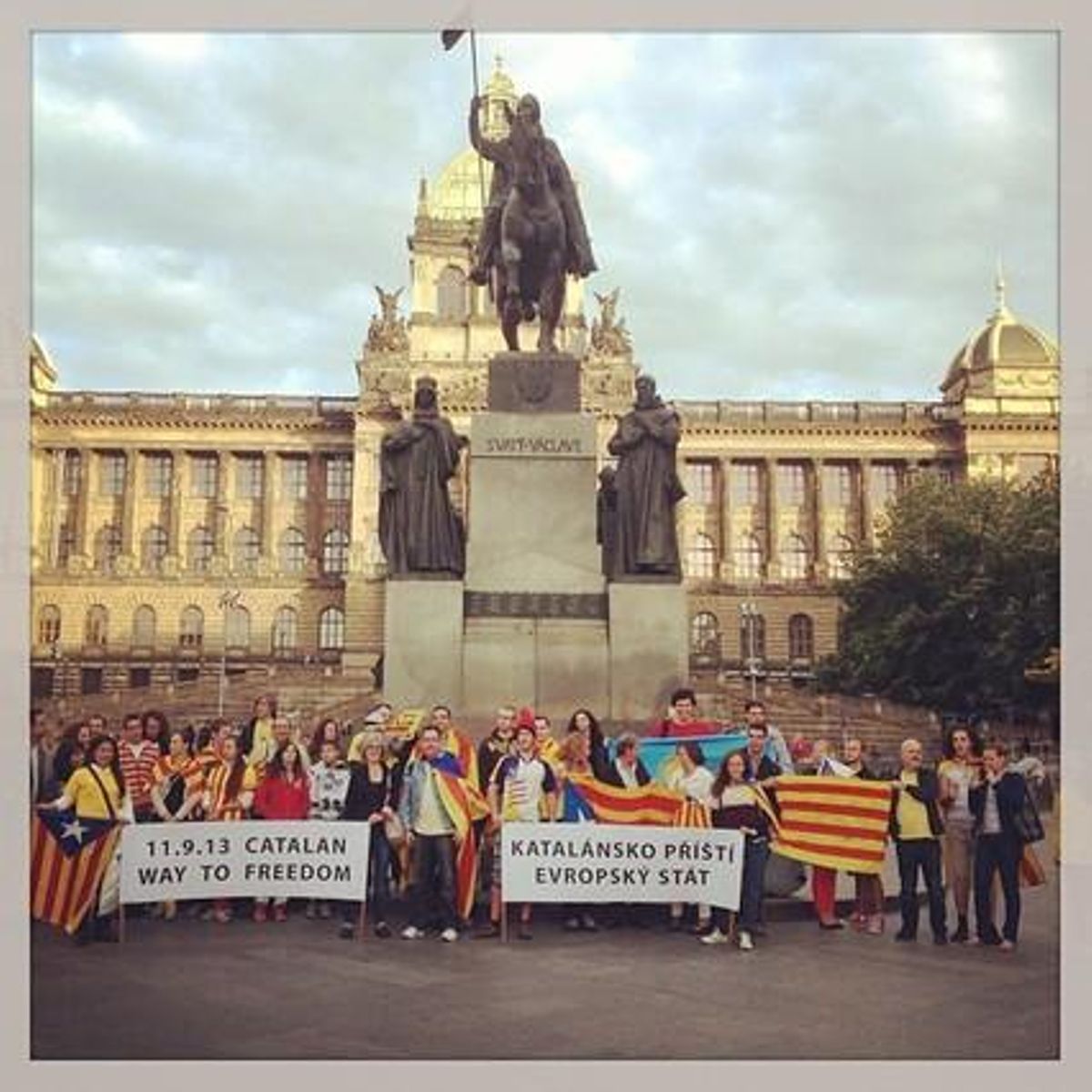 Via Catalana a Praga