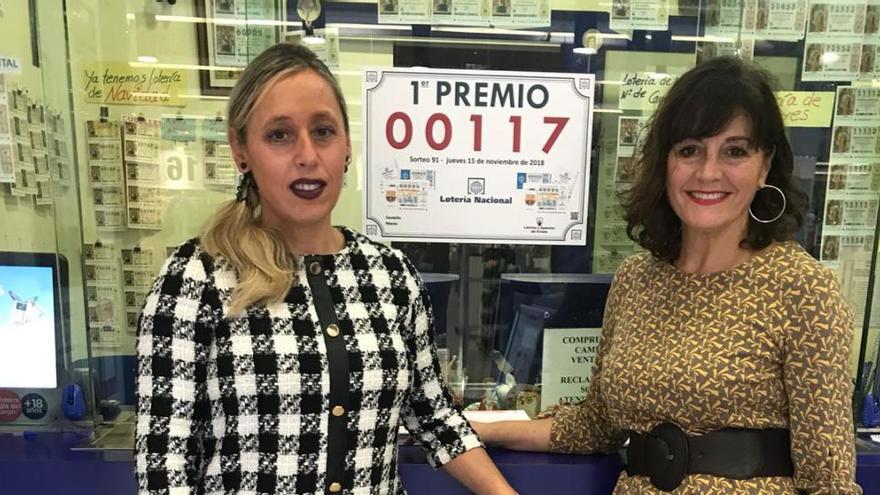 El primer premio de la lotería reparte más de 300.000 euros en Mieres