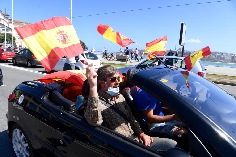 "Caravana por España y por la libertad" en Coruña