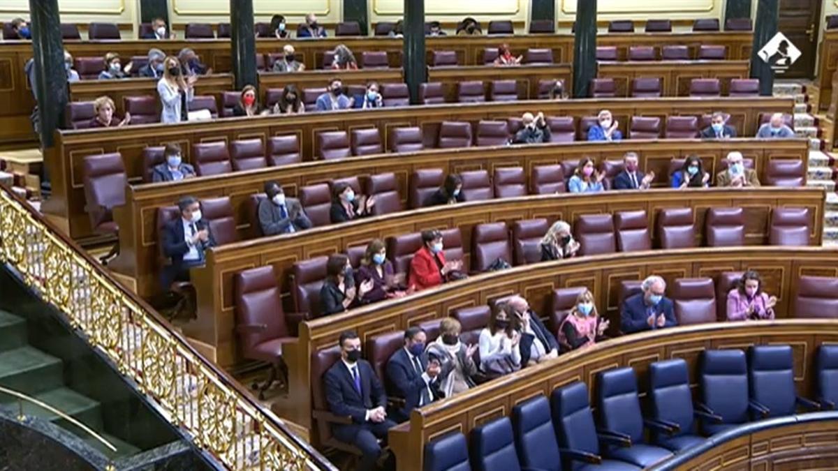 Imagen del pleno del Congreso.