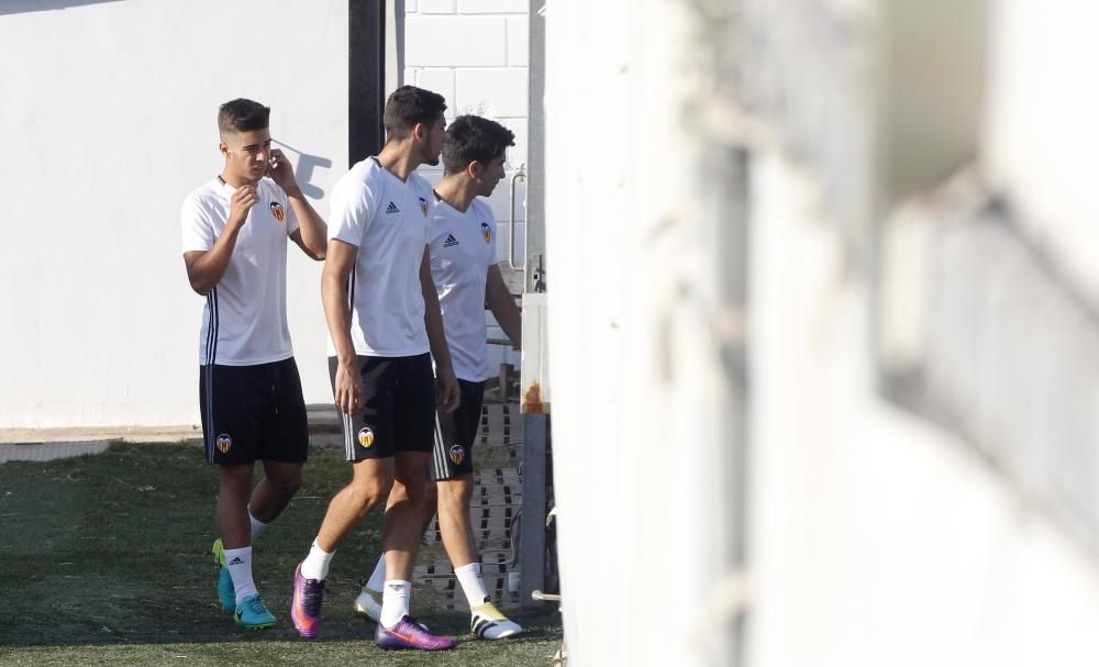 Las mejores imágenes del entrenamiento del Valencia CF