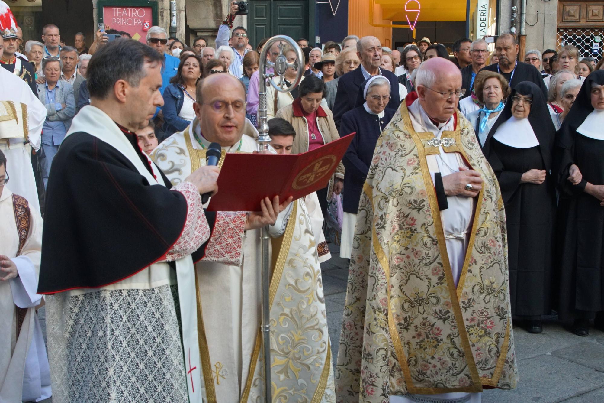 Así fue la procesión del Corpus Christi en Santiago de Compostela