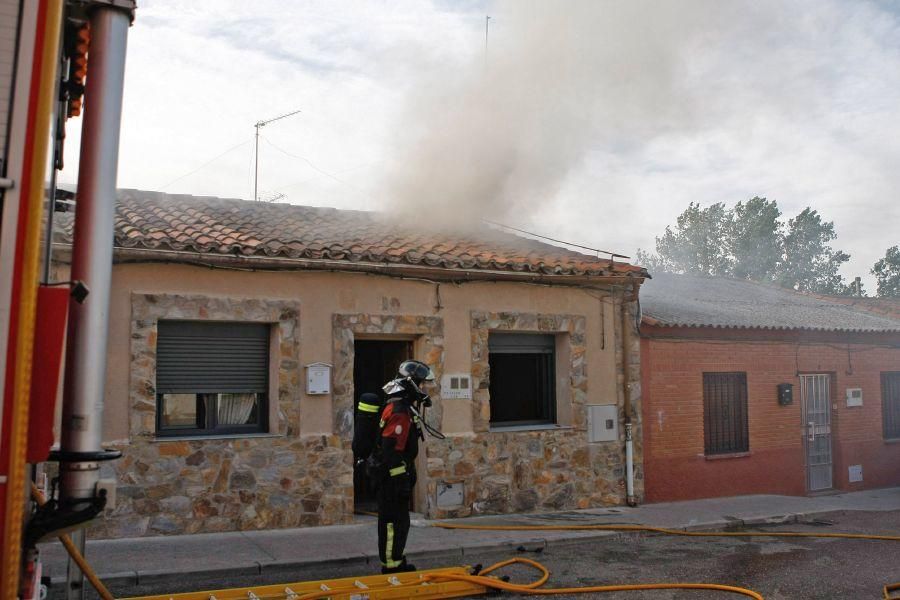 Incendio en el Espíritu Santo (Zamora)