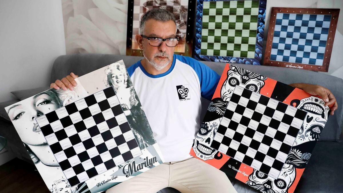 Luis Lasheras quiere abrir el primer local 100 % tematizado de ajedrez en España.