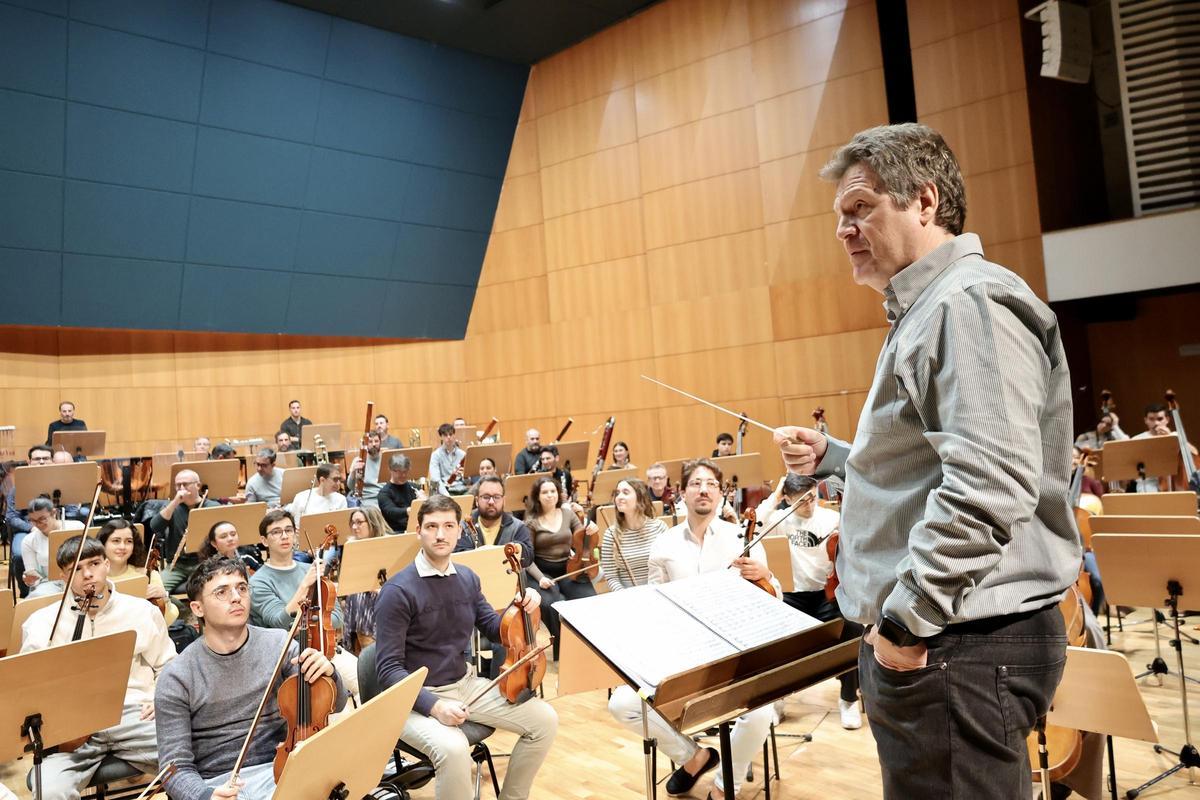 Uno de los ensayos del 30 aniversario de la OSRM