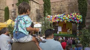 Una imagen de la Setmana del Llibre en Català del 2019.