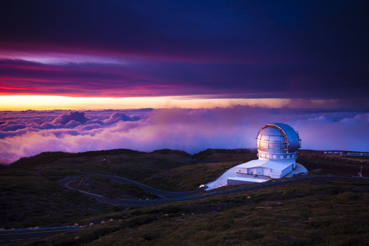 El Observatorio Astrofísico de La Palma en Roque de los Muchachos