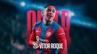 El Barça hace oficial el fichaje de Vitor Roque, que firma por 7 temporadas