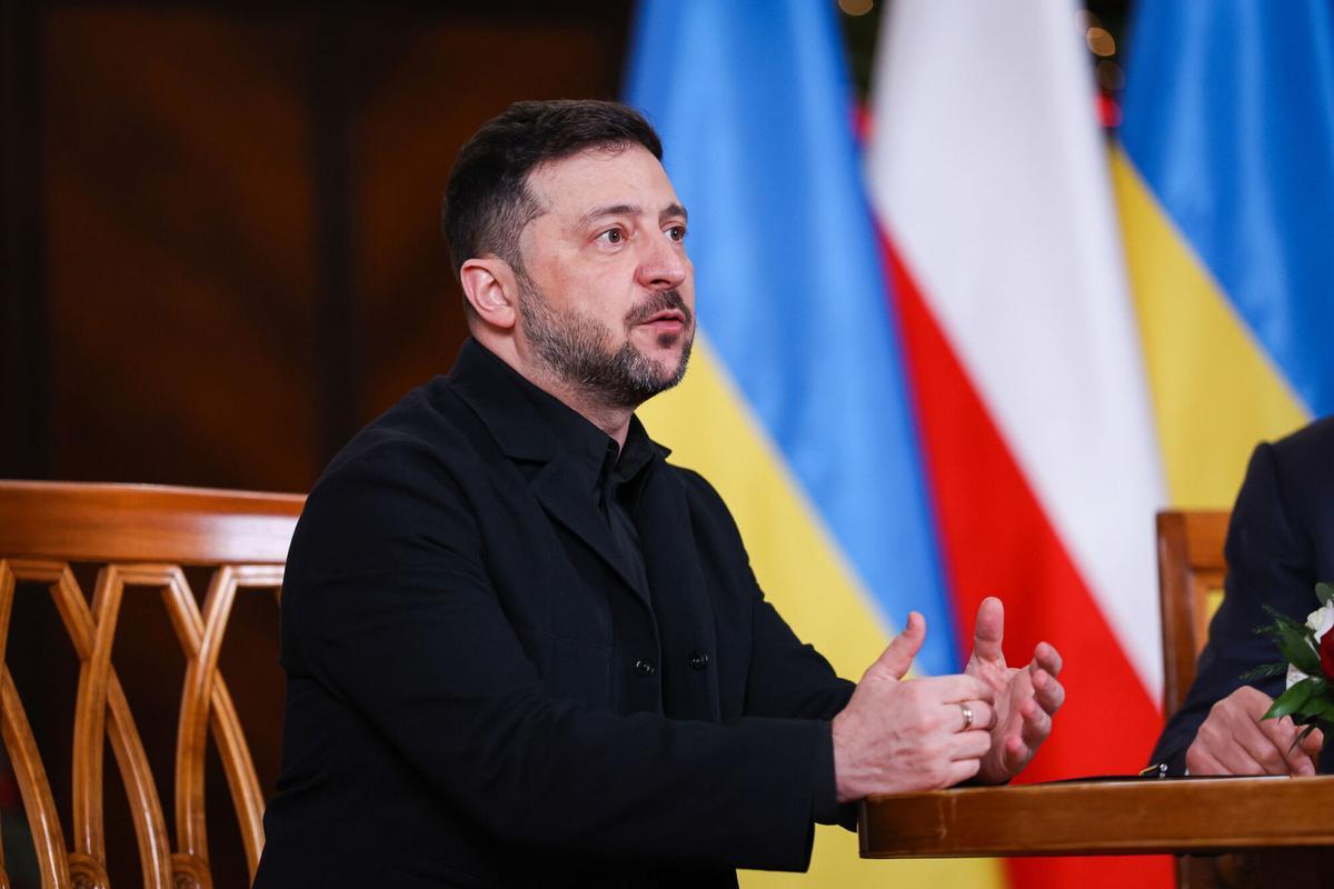 El presidente ucraniano, Volodímir Zelenski.