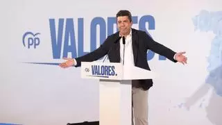 Mazón presume de gestión ante Feijóo en el “momento más crítico” de la Comunitat Valenciana