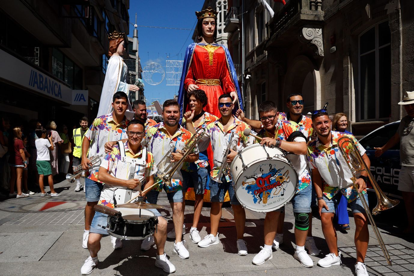 Las fiestas de A Peregrina llenan Pontevedra