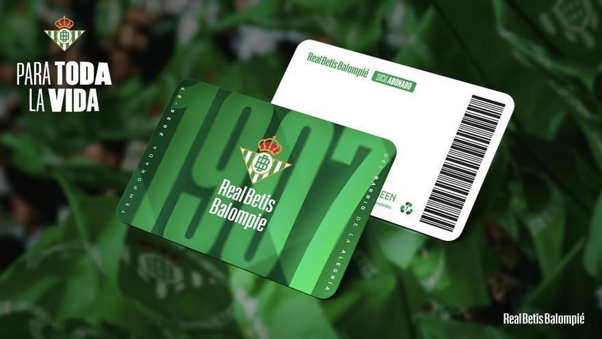 El Betis activa su campaña de abonos para la Champions en la temporada 2026/27: subida del 10% y precios desde 425 a 1330 euros