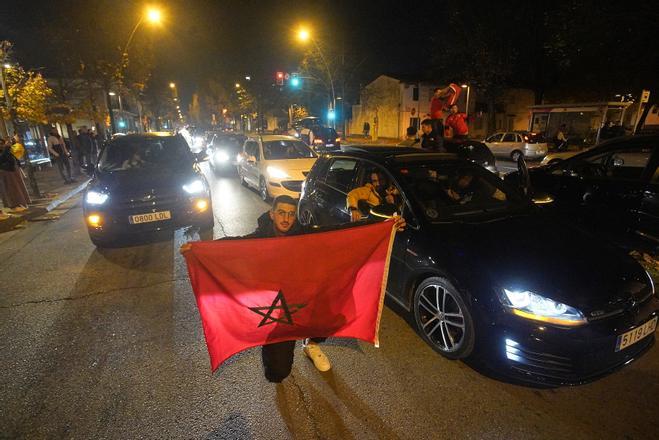 La victòria del Marroc també se celebra a les comarques gironines