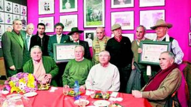 Homenaje de la tertulia La Montera a El Puri y a Manuel Rodríguez