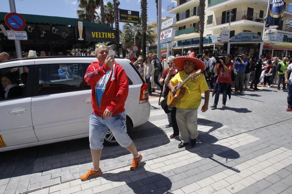 Trasladan una "fiesta etílica" en la Playa de Palma