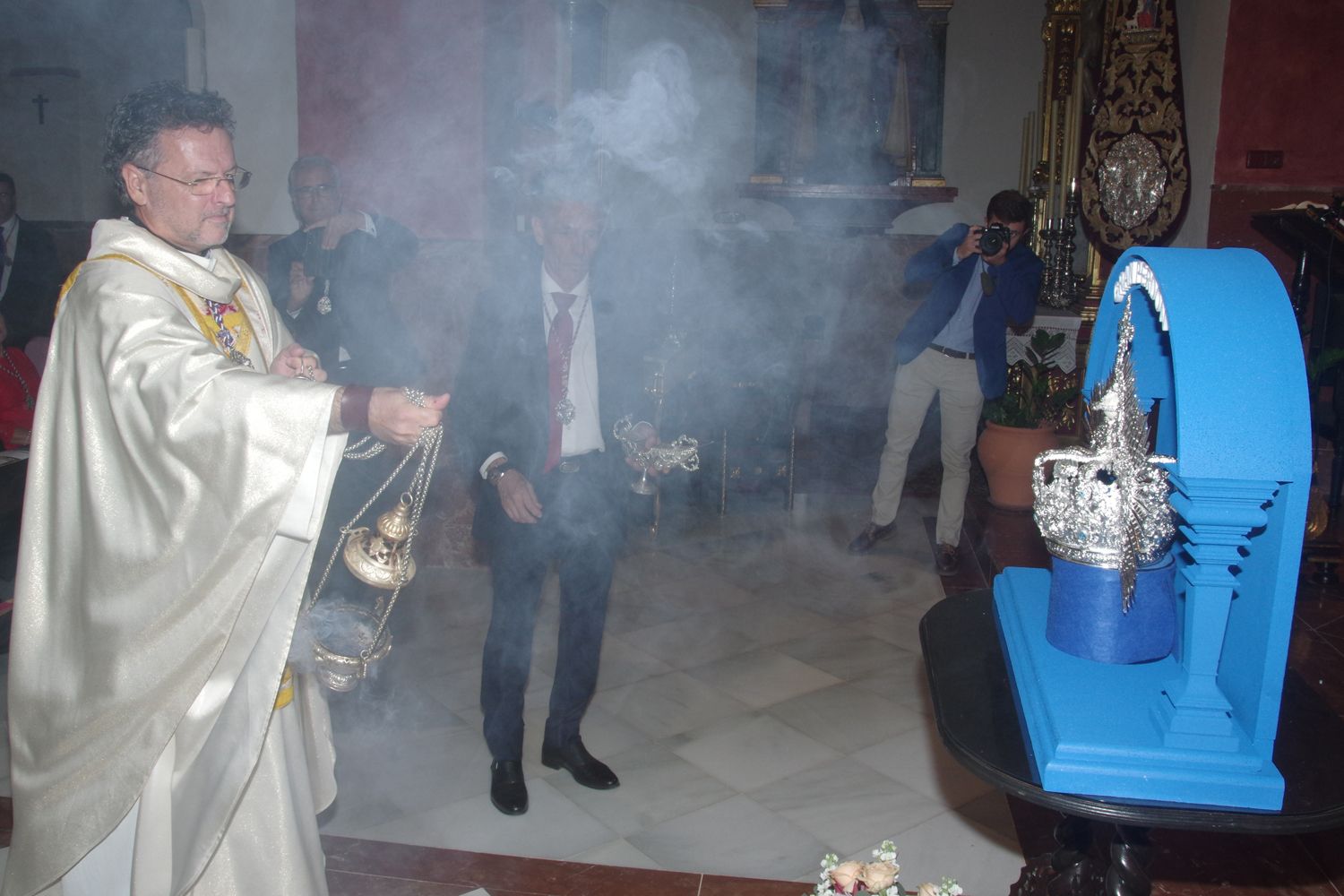 Bendición de una nueva corona para la Virgen del Gran Perdón