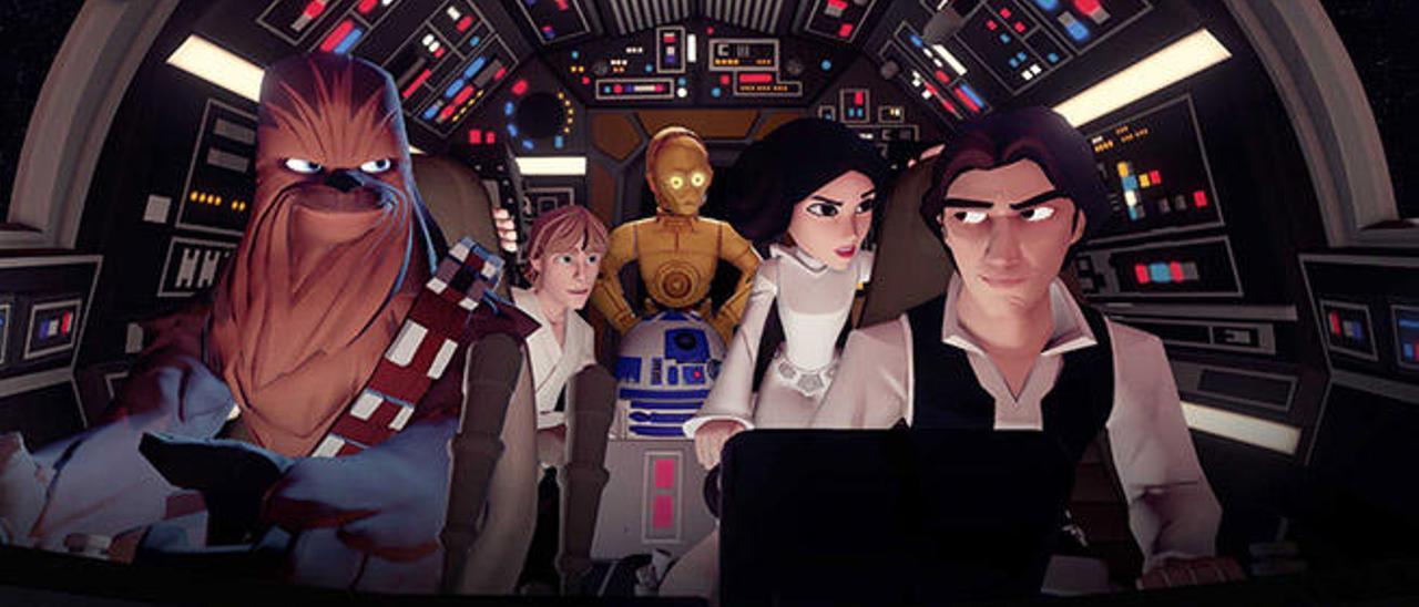 Una escena del pack &#039;Star Wars: Rise Against the Empire&#039; del nuevo &#039;Disney Infinity 3.0&#039;.