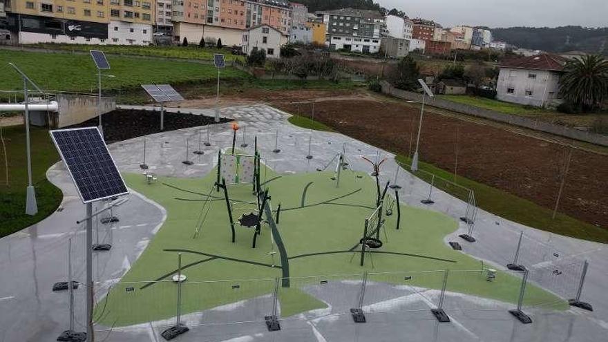 Nuevo parque construido en O Seixedo.