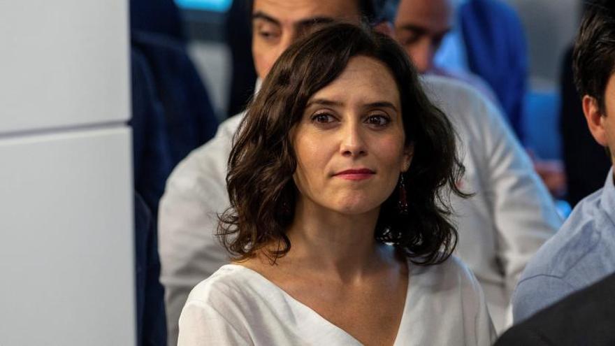 La candidata del PP, Isabel Díaz Ayuso.