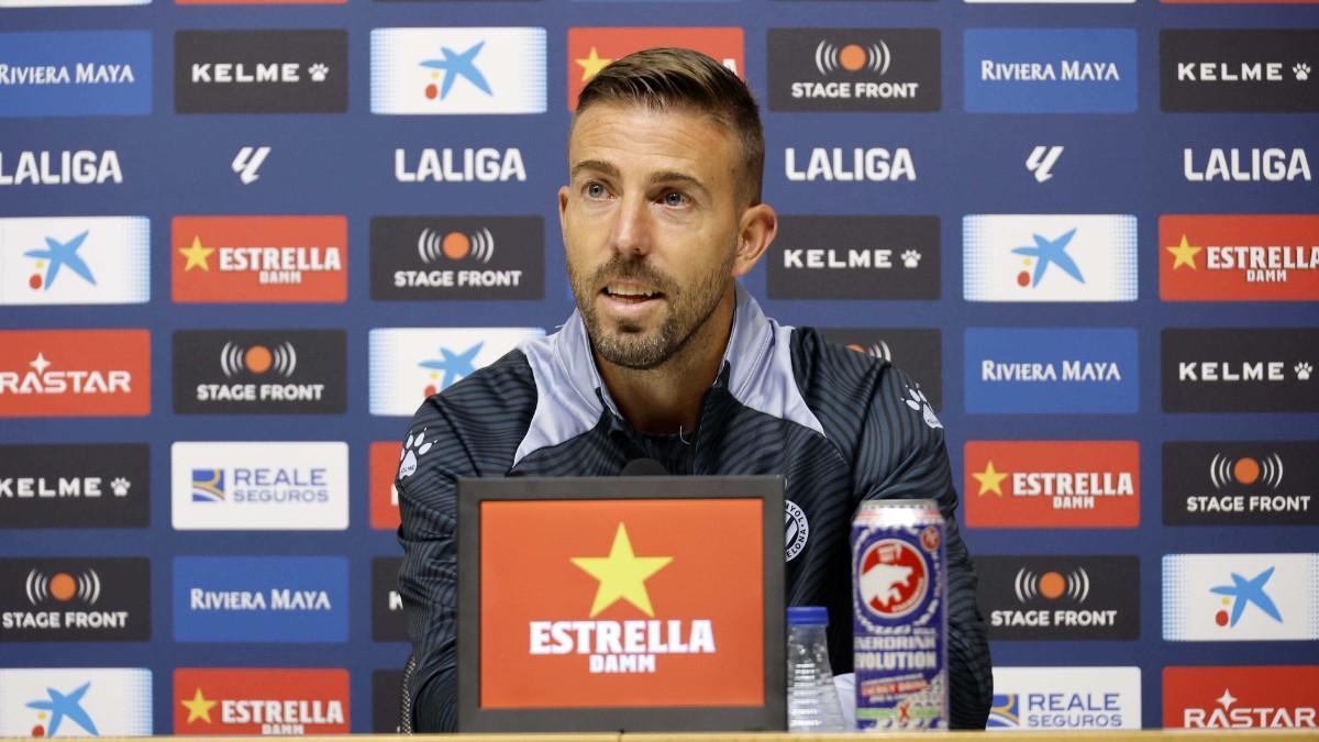 Luis García, en rueda de prensa