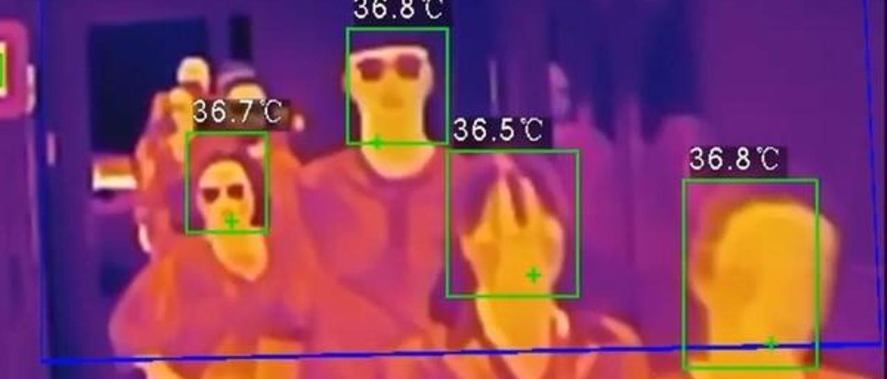 Una empresa asturiana fabrica cámaras que toman la temperatura corporal en grupo y sin contacto