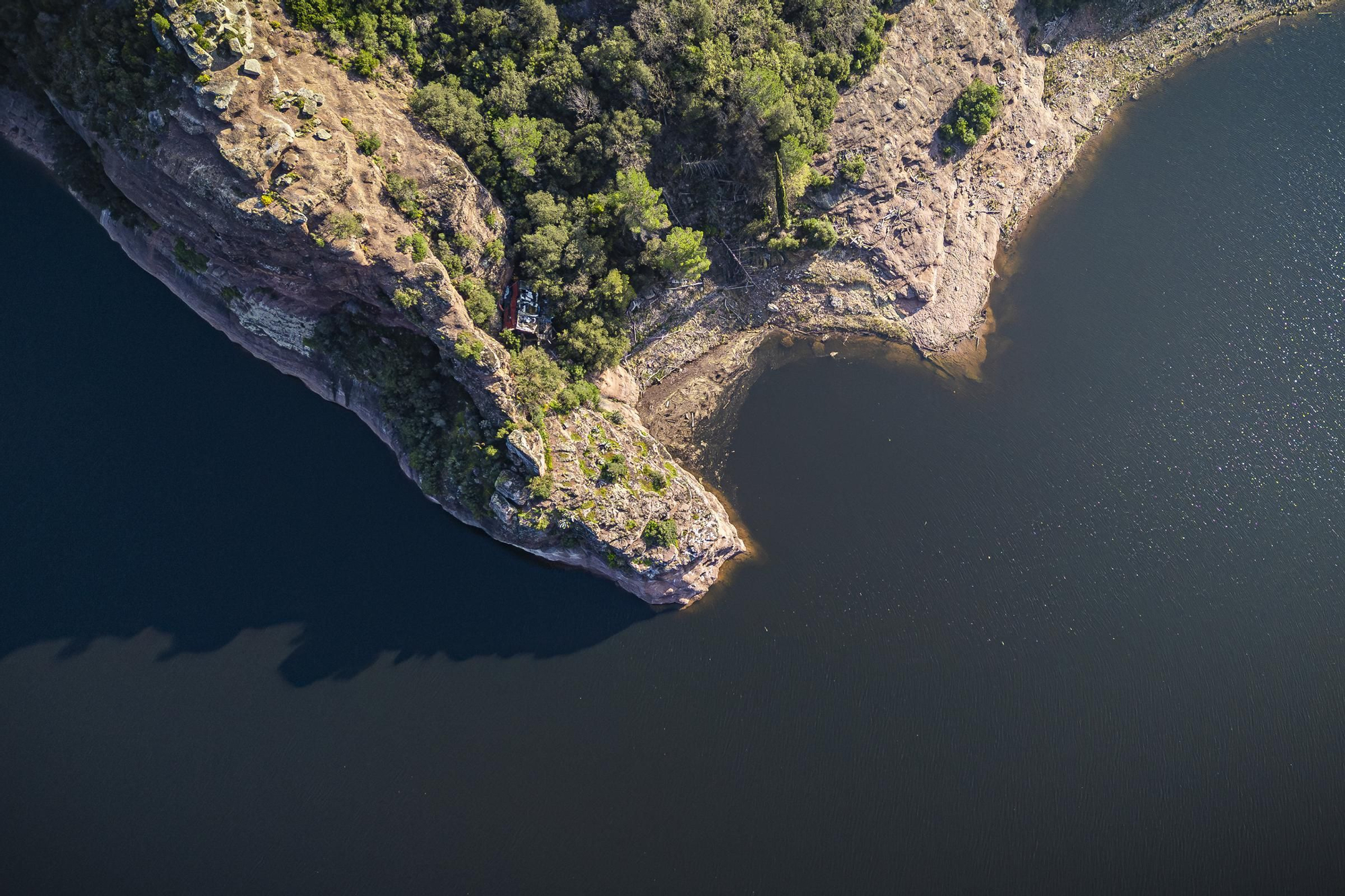 El canvi radical de Sau a vista de dron