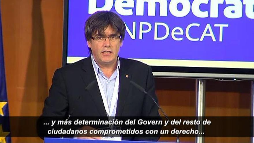 Puigdemont advierte al Gobierno de que llega tarde