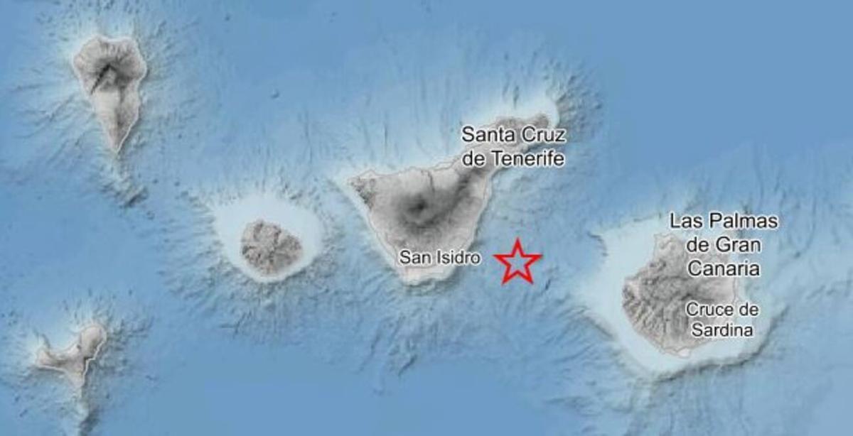 Terremoto entre Gran Canaria y Tenerife el 14 de agosto de 2026