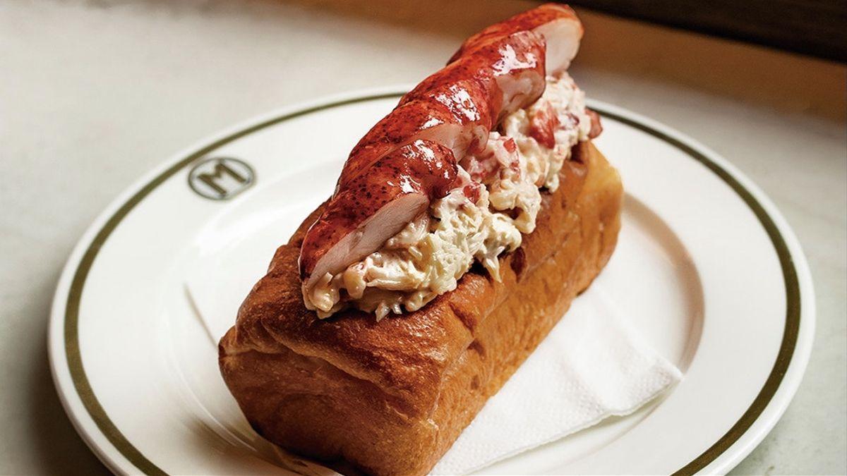 El bocadillo de langosta en pan de ’brioche’ de Bar Manero (Madrid).