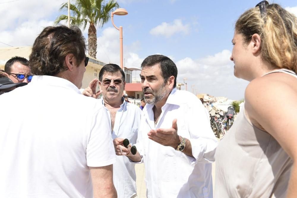 Protestas por el estado del Mar Menor en Los Nieto