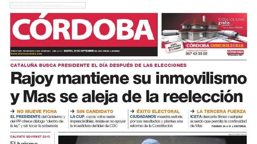 La portada de CÓRDOBA