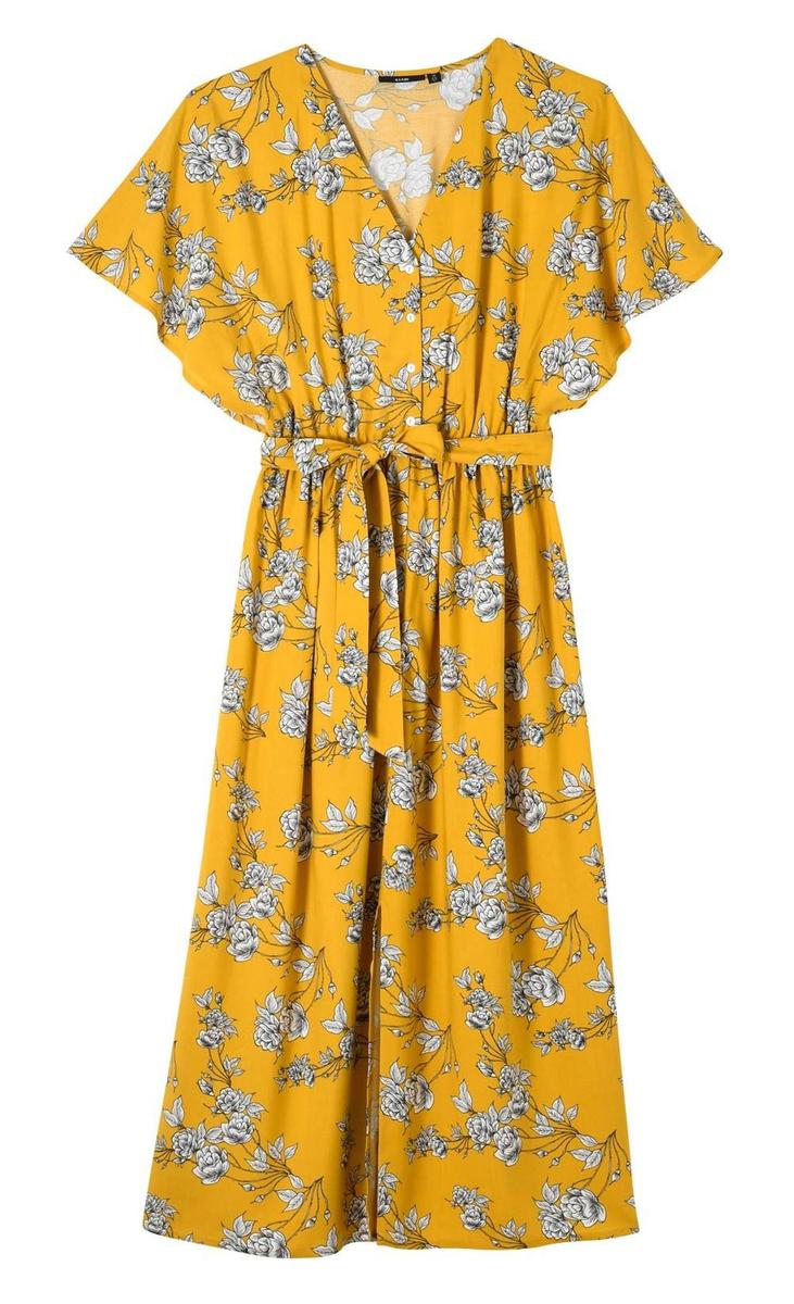 Vestido de flores de Kiabi. (Precio: 25 euros)