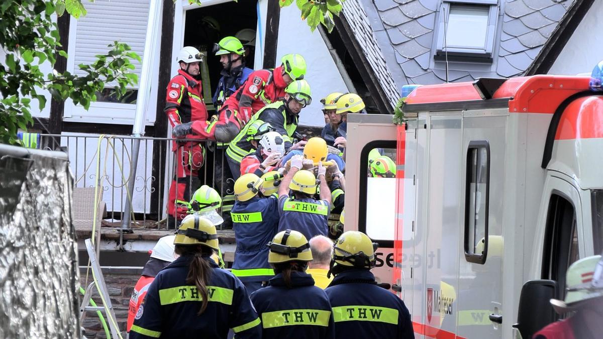 El derrumbe de un hotel en Alemania mata a dos personas