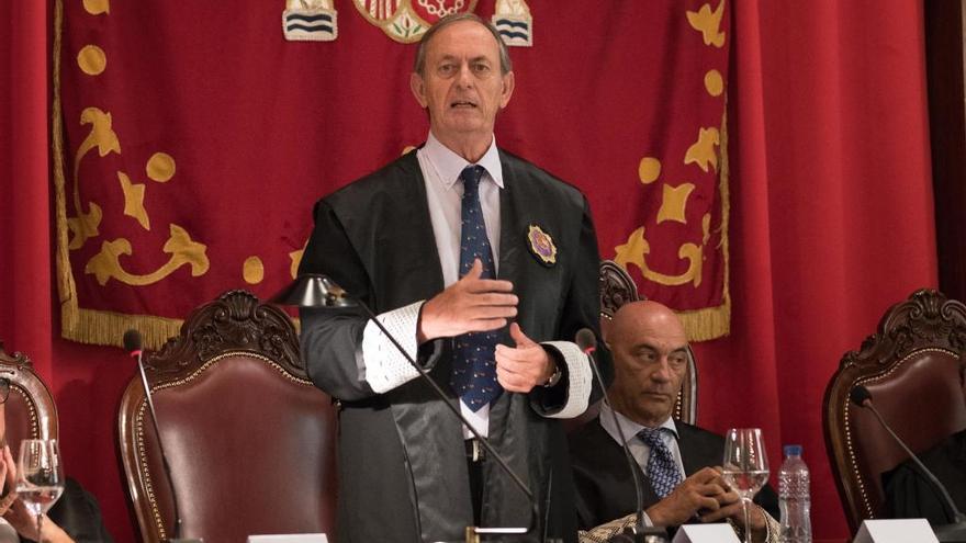 El presidente de la Audiencia Provincial de Santa Cruz de Tenerife, Joaquín Astor Landete.