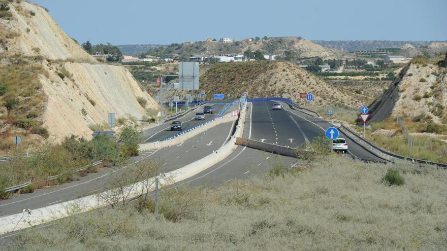 Tramo en el que se acaba la Autovía del Bancal.