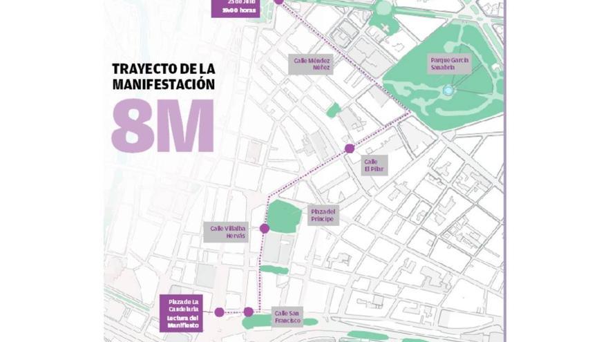 La marea malva toma las calles de  Santa Cruz para gritar por la igualdad