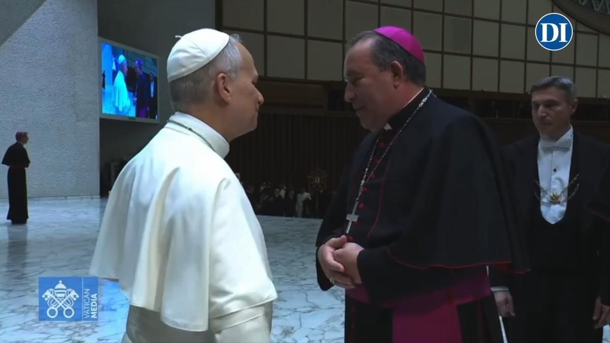 Vídeo: El obispo de Ibiza pide al Papa León XIV su bendición para las islas