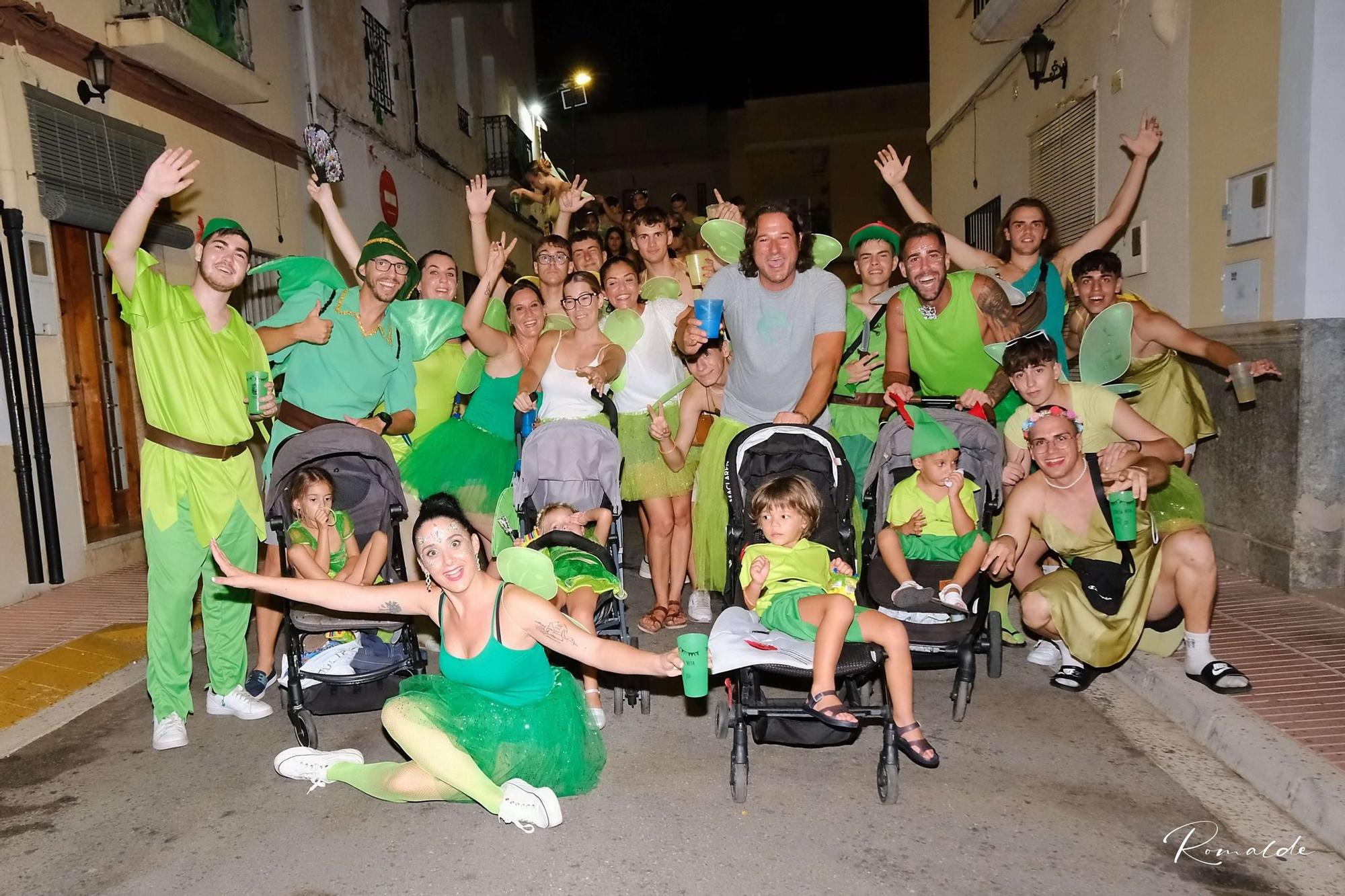 Cabalgata de disfraces en las fiestas de Xeresa